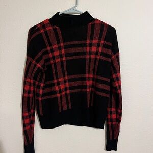 Black/red sweater
